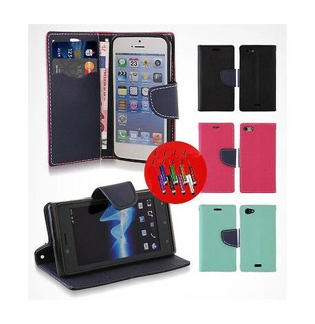 HOUSSE COQUE ETUI ★★  FOLIO COVER ★ IPHONE 5C ★★ FLIP CASE PORTE FEUILLE SUPPORT - Imagem 1 de 1
