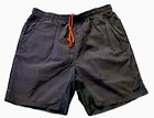 Nike Men?S Brown Plaid Swimwear Trunks Board Shorts Size Large