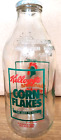 Rare 1980s Kellogg's Corn Flakes - The Best to You milk bottle Northern Dairies
