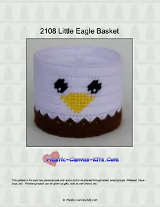 Cesta Little Eagle - Patrón o kit de lona de plástico - Imagen 1 de 1