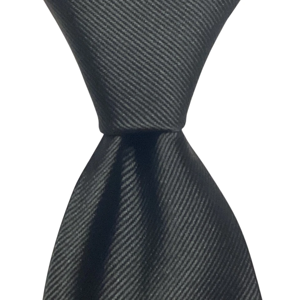 JOOP! Men's SLIM Silk Necktie Skinny ITALY Designer STRIPED Solid Army Green EUC - Image 1 of 3