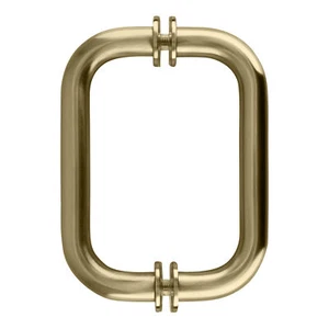 CRL BM6X6BBRZ Brushed Bronze 6" BM Series Tubular Back-to-Back Pull Handle - Picture 1 of 5