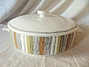 Vintage Midwinter Pottery Lidded Tureen / Casserole in the Sienna Pattern - Picture 1 of 6