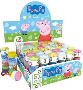 10 BOLLE DI SAPONE PEPPA PIG festa party compleanno ml 60 - Foto 1 di 1