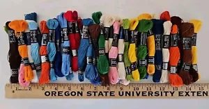 LOT OF 40 Skeins of DMC A Broder Thread #16 from France in Assorted Solid Colors - Picture 1 of 6