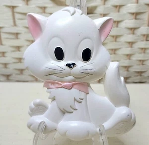 1981 Chalkware Kätzchen Katze weiß Kätzchen Wandkunst Wohndeko - Bild 1 von 9