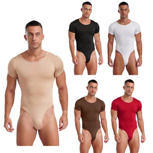 Body Uomo Fitness Tuta Lotta Singoli Body Elasticizzato Intimo Palestra - Foto 1 di 58