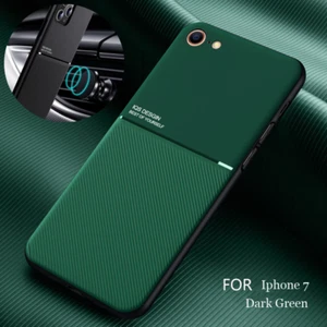 For iPhone SE 2022 15 13 12 14 Leather Metal Carbon Fiber Hybrid Soft Case Cover - Picture 1 of 17