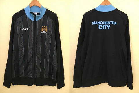 Manchester City FC Umbro football soccer track top jacket. Size XXL Cover