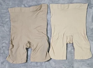 Set 2 Skims nahtlos geformte Shorts mittlerer Oberschenkel Größe Large Kim Kardashian 1M - Bild 1 von 3