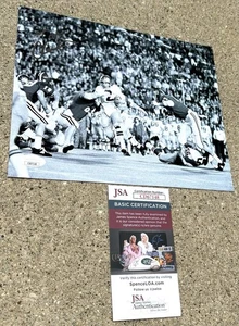 TOM CLEMENTS SIGNED 8x10 Photo JSA COA Notre Dame Fighting Irish - Picture 1 of 3