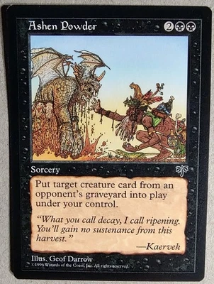 Ashen Powder - Mirage (MIR) - Rare - NM - Magic the Gathering - MTG - Image 1 of 2