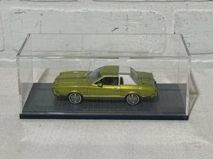 1:43 NEO Models 1977 Ford Mustang Ghia II Light Green Acrylic Case RARE - Picture 1 of 15