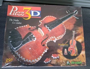 Vintage Wrebbit Puzz-3D Stradivari die Violine Puzzle 350 Teile Puzzle Neu in Verpackung P3D-7501 - Bild 1 von 6