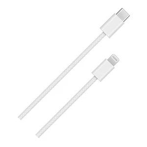 Apple Geflochtenes USB-C Lightning Kabel (1m) Silber MUQ93AM/A Open Box - Bild 1 von 2