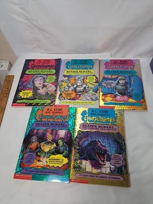 Give Yourself Goosebumps Books Lot Of 5 Vintage 90s R. L. Stine #1,12,14,15,19 - Image 1 of 4