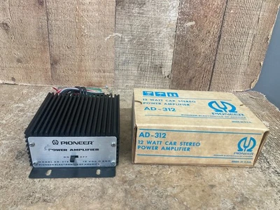 Amplificador estéreo de coche Pioneer vintage 12 vatios Mod AD-312 hecho en EE. UU. Foto 1 de 4