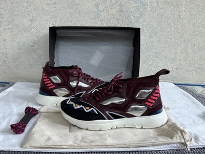 RARE AUTHENTIC VALENTINO GARAVANI Knitted Contrast Men's Sneakers EU 43/ US 10 - Image 1 of 4