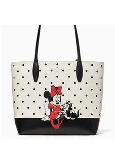 * NWT * ~ " Kate Spade " ~ Disney X  " KATE  SPADE " ~  MINNIE  MOUSE ~Tote BAG - Picture 1 of 13