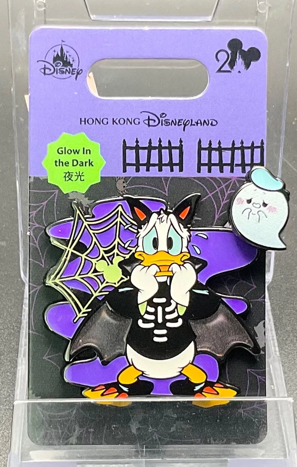 Disney HKDL 2025 Halloween Donald Duck Pin - Image 1 of 1
