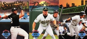 1993 STADIUM CLUB 3 Card Lot Pacific Terrific Broadway Stars Second City Slugger - Picture 1 of 8