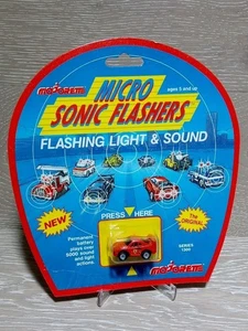 De colección Majorette Micro Sonic Flashers Rojo Ferrari, Serie 1300 #1310 - Imagen 1 de 4