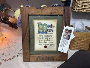 Stampa artistica Kevin Dillon Celtic Blessing "Madri" incorniciata da Celtic Card Co NUOVO - Foto 1 di 10