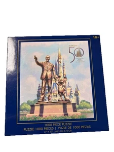 NEU DISNEY WORLD WALT UND MICKEY "PARTNER" 50. JAHRESTAG 1000-TEILIGES PUZZLE - Bild 1 von 11