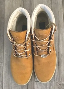 Timberland Leder Stiefel 10M hellbraun Schnürung wasserdicht gebraucht - Bild 1 von 15