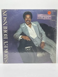 SMOKEY ROBINSON WHERE THERE'S SMOKE 12" LP VG+ VINYL RECORD SHRINK w/HYPE 1979 - Picture 1 of 6