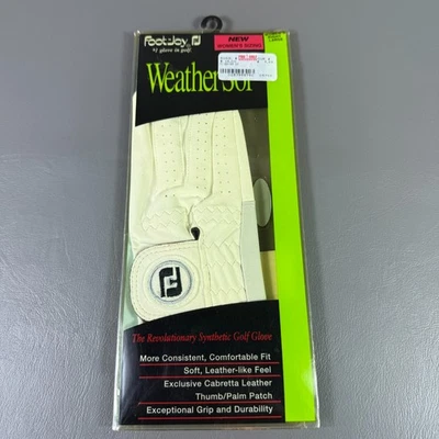 Guante de golf FootJoy FJ WeatherSof para mujer mano derecha grande para dama*LEER Foto 1 de 4
