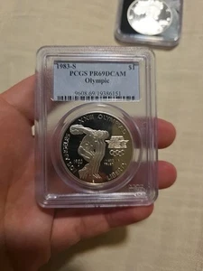 1982-s PCGS PR69 DCAM OLYMPIC - Picture 1 of 4