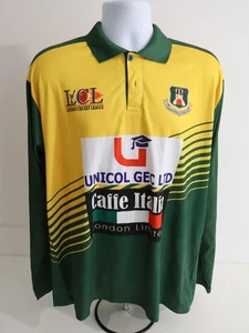 Herren Victoria Park Cricket Club Langarm Cricket Trikot XL grün gelb - Bild 1 von 6