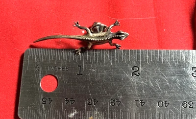 Sterling Silver Gecko Tie Tac - Image 1 of 4