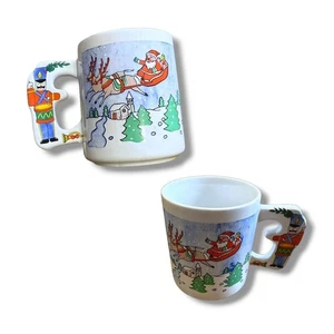 Vintage Weihnachten Henkelbecher mit Ausschnitt - Bild 1 von 3