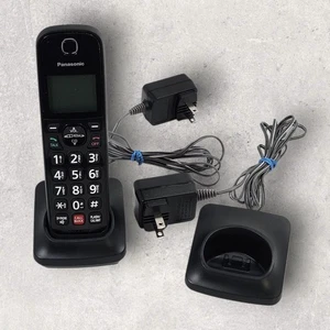 Telefono cordless Panasonic portatile con 2 culle modello PNLC1077 + KX-TGFA85 funzionante - Foto 1 di 13