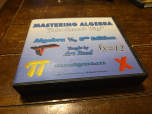 Mastering Algebra - John Saxon's Way, Algebra 1/2 by Art Reed (2008, DVD) - Foto 1 di 3