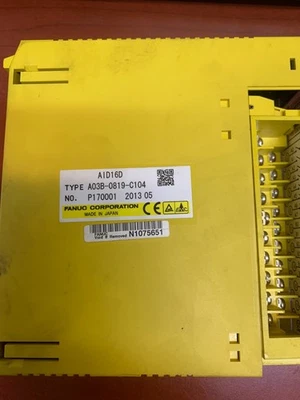 MODELO DE E/S FANUC AID16D A03B-0819-C104 - UNA ENTRADA: 24VDC 16PT Foto 1 de 3