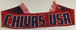 MLS C.D. Chivas USA Adidas Winter Tassel Knit Scarf NEW! - Picture 1 of 5