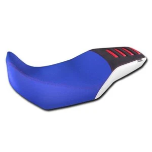 Housse de selle Isotta bleu/blanc/noir/rouge Honda Transalp XL750 2023-2024 - Photo 1/5