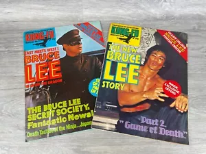 Kung Fu Monthly 14 & 23 Bruce Lee Poster Magazine, Game Of Death, Green Hornet - Picture 1 of 9