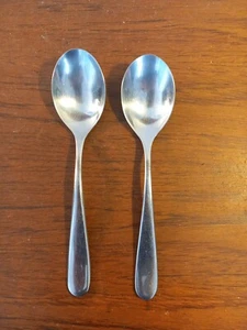 ALESSI NUOVO MILANO CUTLERY, 2 X SERVING SPOONS 34CMS LONG - Foto 1 di 10