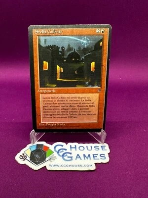 1995 MTG Falling Star Italian Legends Miscut/Off Center Misprint *CCGHouse* - Image 1 of 4