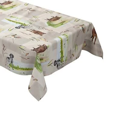 MEWATU Wachstuch Tischdecke Jagdmotiv Wildmotiv C141661 eckig rund oval - Bild 1 von 4