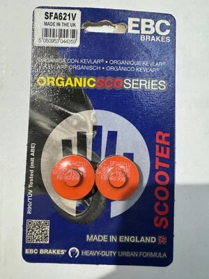 NEW Genuine EBC SFA612V Rear Parking Brake Pads Yamaha XP500 XP530 XP560 T-Max - Image 1 of 2