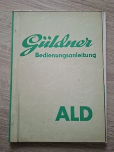 Güldner Schlepper ALD Betriebsanleitung - Bild 1 von 1