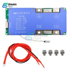 8S24 /4S 14.6V100A BMS LiFePO4 Battery Balance Charge Protection Board Module . - Picture 1 of 11