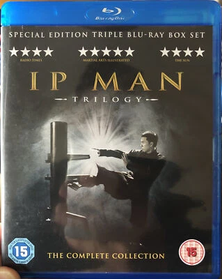 IP Man 1,2 & 3 Set Rare Deleted Action Martial Arts Blu-ray Mentor To Bruce Lee - Image 1 of 4