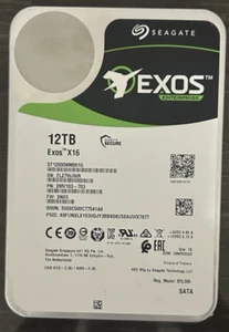 Seagate EXOS X14 14TB 7200RPM 3.5" SAS HDD 12Gbps – Untested/Parts – Grade A - Afbeelding 1 van 3
