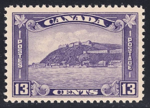 Canada KGV Quebec Citadel, Scott 201, VF MNH, catalogue - $120 - Picture 1 of 1